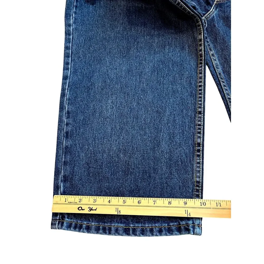 Levis 550 Jeans Mens Size 50x30 Blue Relaxed Fit Tapered Leg 100% Cotton Casual